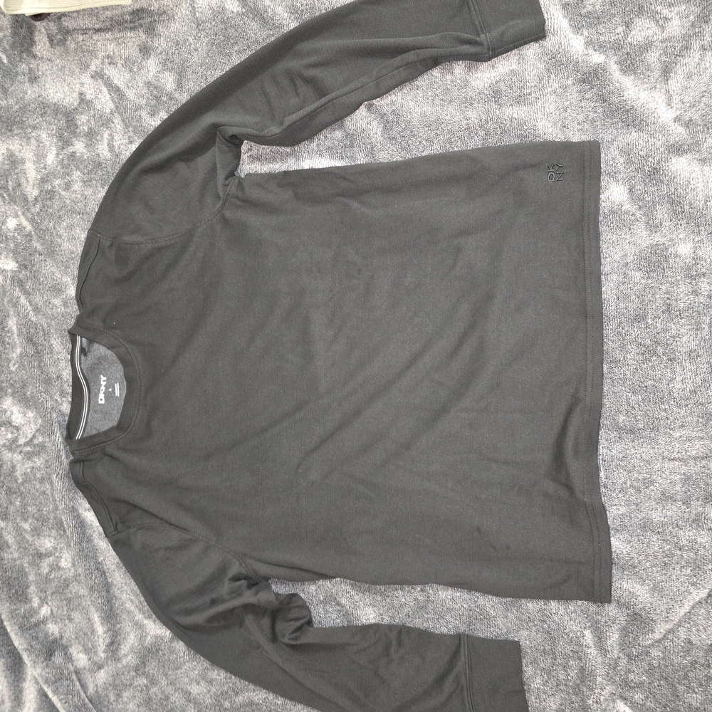 DKNY Men's Crewneck Sweater - Dark Gray